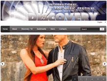 Tablet Screenshot of discoveryfest.com